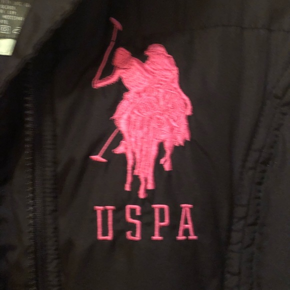 BLACK AND PINK POLO VEST JACKET - Picture 3 of 7